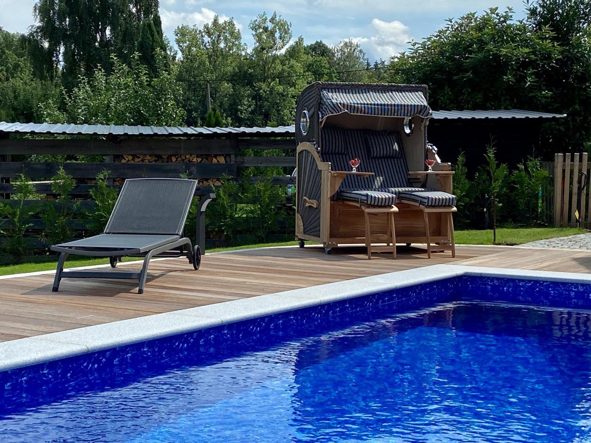 Landhaus Waltersdorf - Pool & Wellness Бад-Шандау Экстерьер фото
